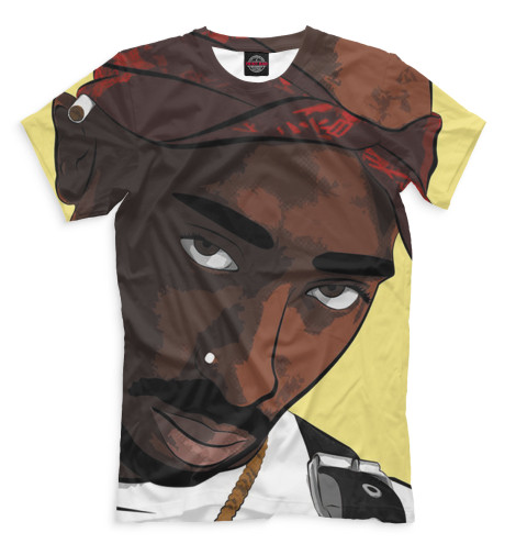 

Футболки Print Bar, Молочно-белый, 2Pac