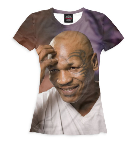 

Футболки Print Bar, Белый, Майк Тайсон