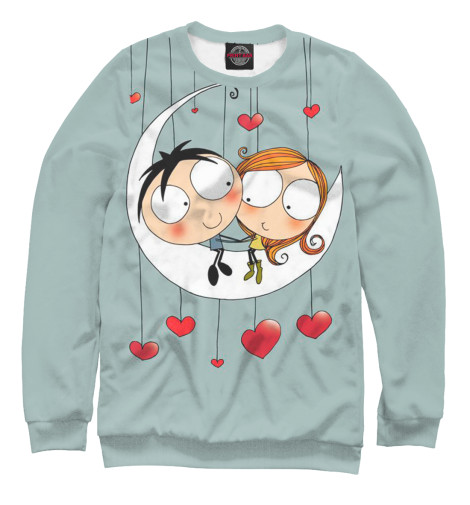 

Свитшоты Print Bar, Белый, Влюбленные