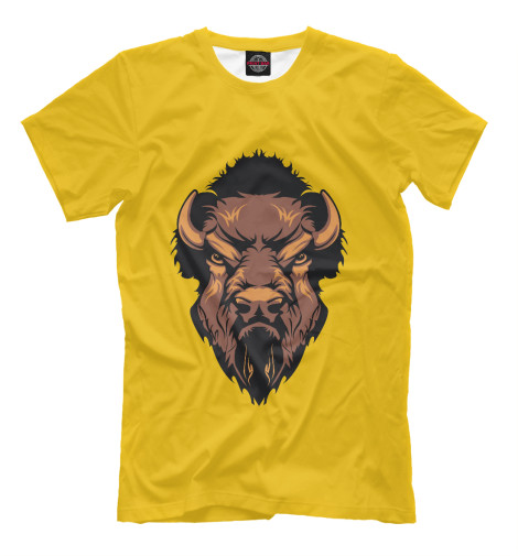 

Футболки Print Bar, Молочно-белый, Бизон