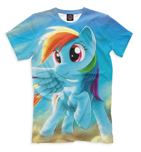 

Футболки Print Bar, Грязно-голубой, My Little Pony