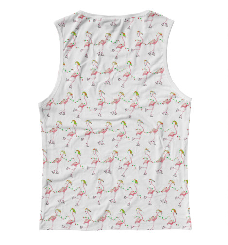 

Майки Print Bar, Белый, Фламинго на коньках