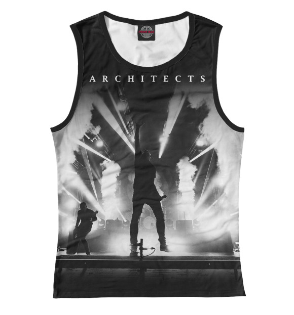 Майка для девочки с изображением Architects цвета Белый
