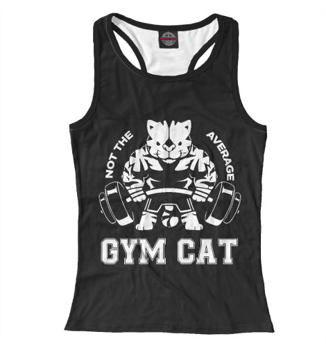 

Майки борцовки Print Bar, Белый, Gym Cat