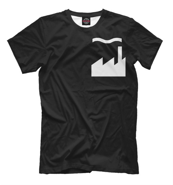 Мужская футболка с изображением Factory Records цвета Черный