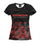Женская футболка Honda Dreams | Пламя