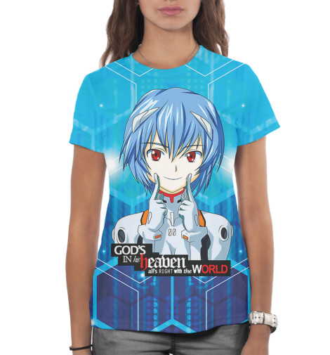 

Футболки Print Bar, Белый, Neon Genesis Evangelion
