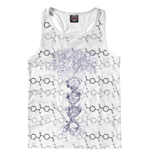 

Майки борцовки Print Bar, Белый, DNA