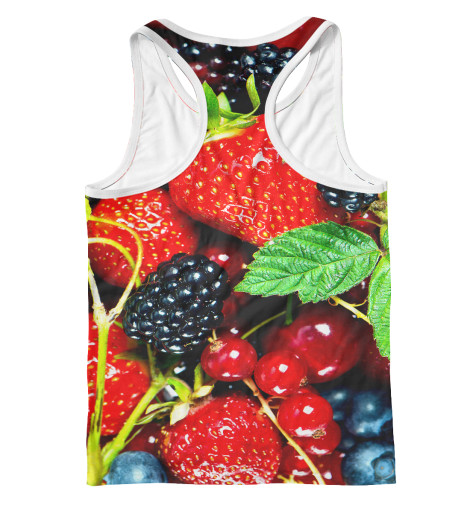 

Майки борцовки Print Bar, Белый, Ягодки