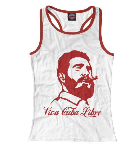 

Майки борцовки Print Bar, Белый, Viva Cuba Libre