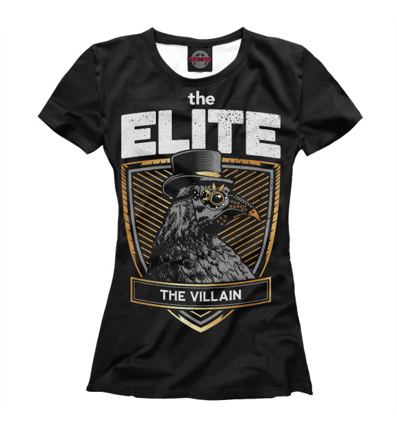 Женская футболка с изображением AEW The Elite Марти Скарлл цвета Белый