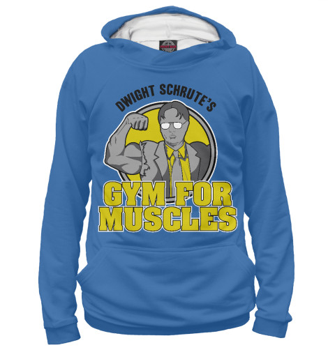 

Худи Print Bar, Белый, Gym for Muscles
