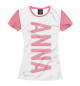 Футболка для девочек Anna-pink