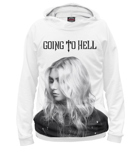 

Худи Print Bar, Белый, Going To Hell