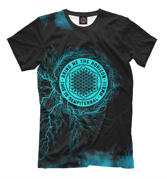 Футболка для мальчиков с изображением Bring Me the Horizon цвета Белый