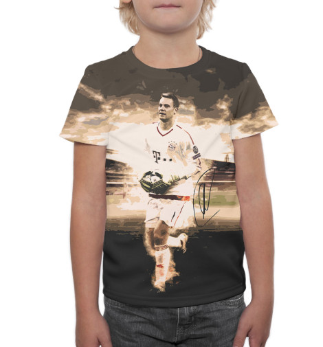 

Футболки Print Bar, Молочно-белый, Мануэль Нойер