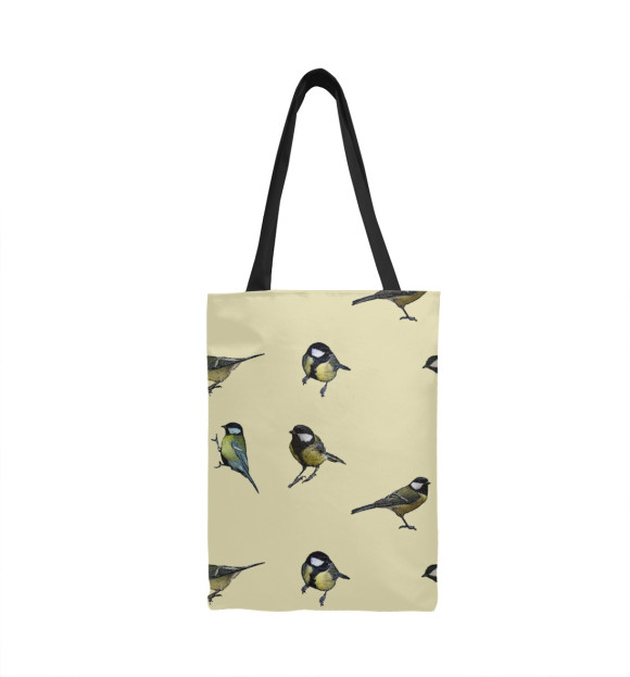 Сумка-шоппер с изображением Птички цвета 