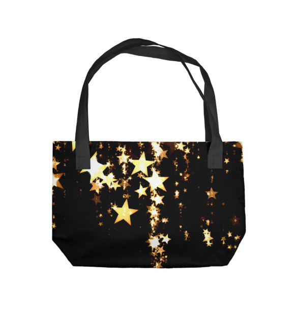 Пляжная сумка с изображением Мерцание звёзд цвета 