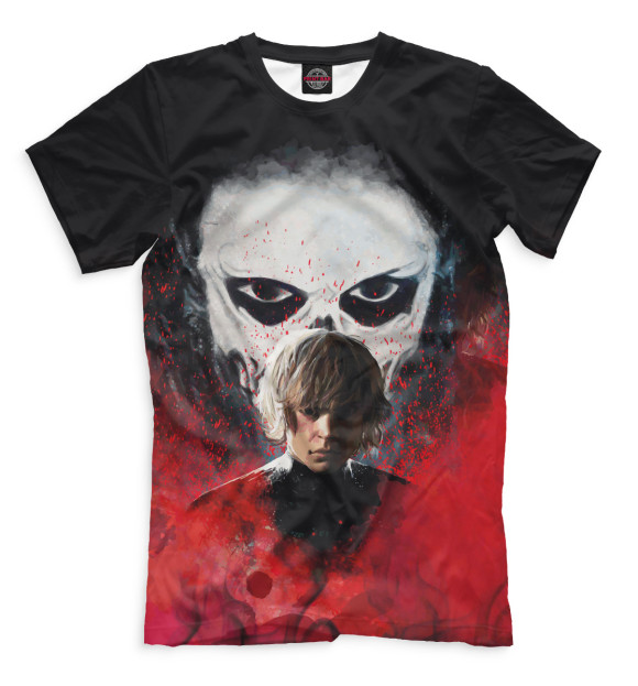 Футболка для мальчиков с изображением Тейт Лэнгдон цвета Черный