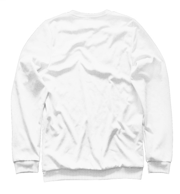 Женский свитшот с изображением Лилия цвета Белый