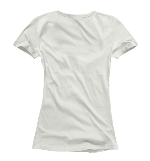 Женская футболка с изображением Fight! цвета Белый