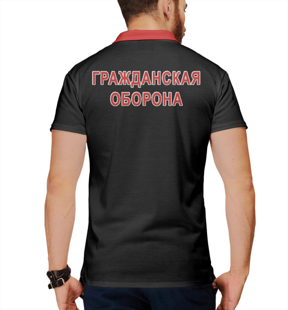 Мужское поло с изображением Всё идёт по плану! цвета Белый