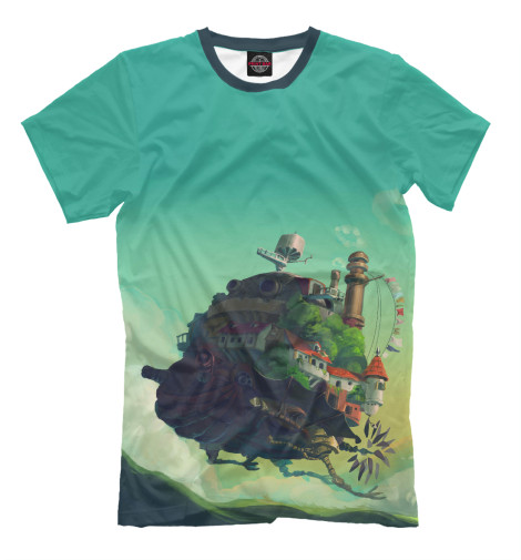 

Футболки Print Bar, Молочно-белый, Ходячий замок