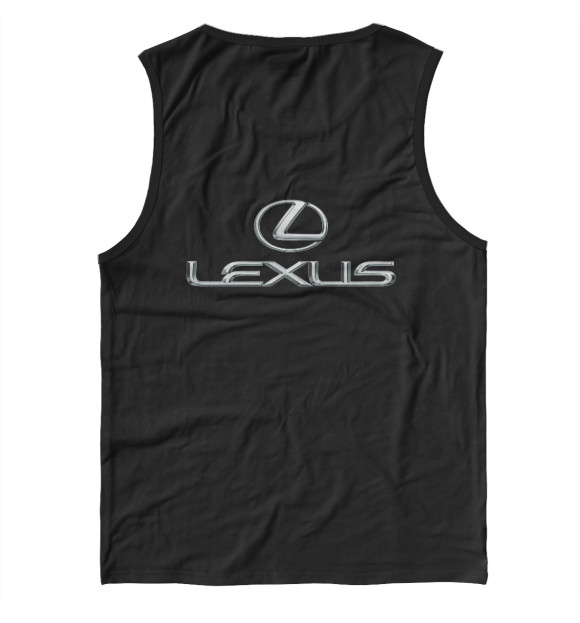 Майка для мальчика с изображением Lexus цвета Белый
