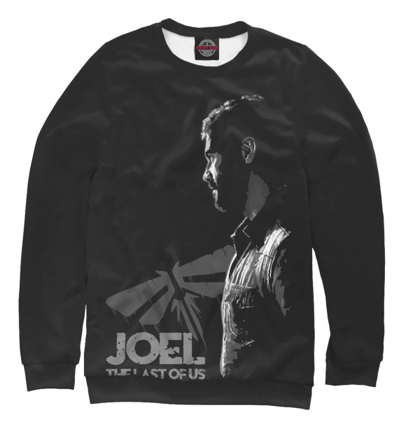 Женский свитшот с изображением Joel The last of us цвета Белый
