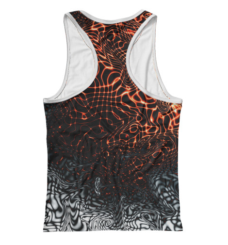

Майки борцовки Print Bar, Белый, Molted lava