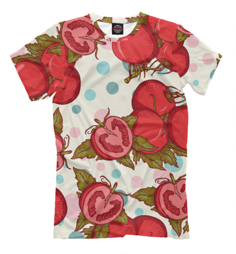 

Футболки Print Bar, Молочно-белый, Помидор