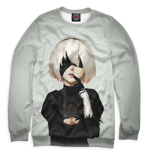 

Свитшоты Print Bar, Белый, Nier: Automata