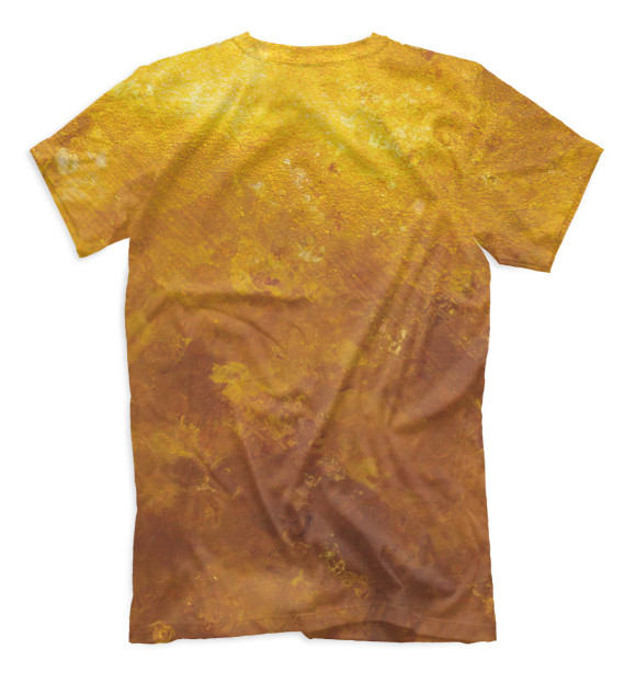 Мужская футболка с изображением Ярослав — самый золотой цвета Белый