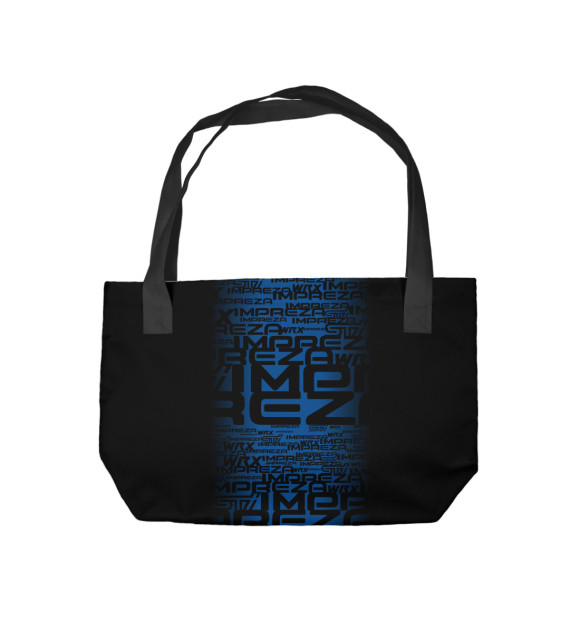 Пляжная сумка с изображением Impreza 3 цвета 