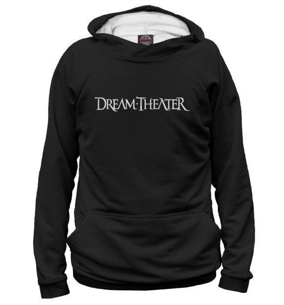 Мужское худи с изображением Dream Theater цвета Белый