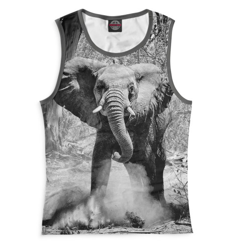 

Майки Print Bar, Белый, Слоны