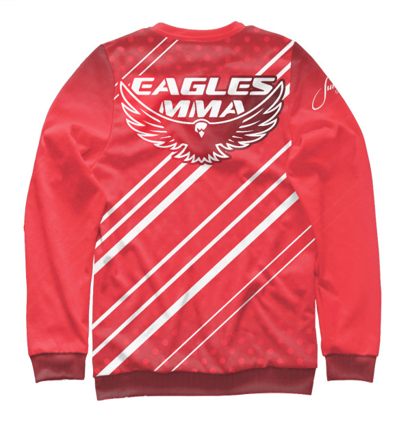 Женский свитшот с изображением Eagles MMA цвета Белый