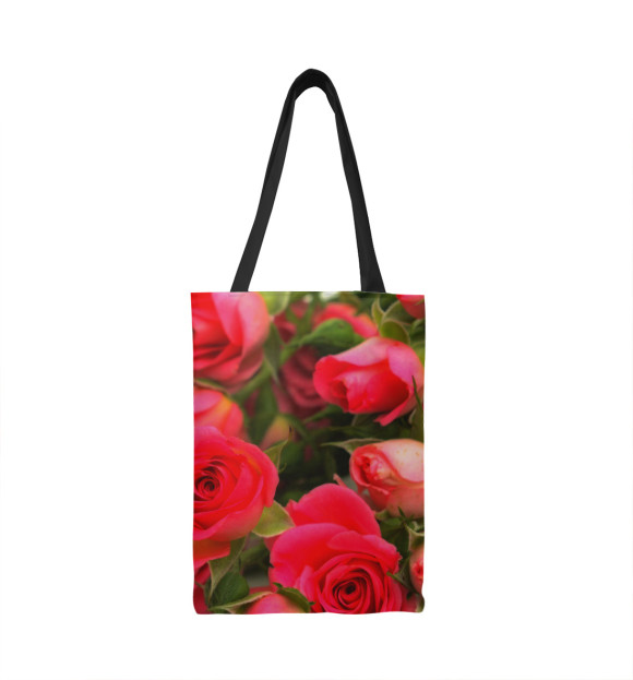 Сумка-шоппер с изображением Розы цвета 