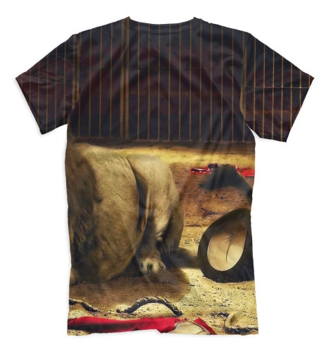 

Футболки Print Bar, Молочно-белый, Лев