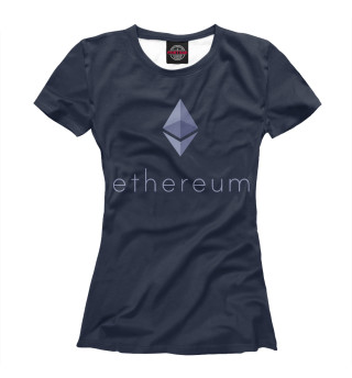 Женская футболка Ethereum