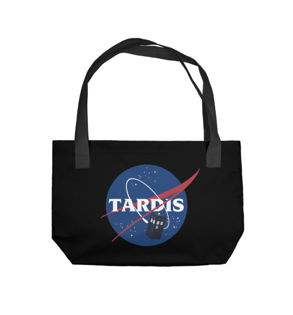 Пляжная сумка с изображением Tardis NASA цвета 