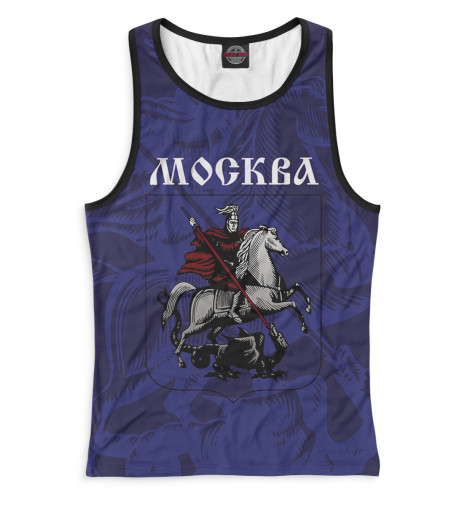 

Майки борцовки Print Bar, Белый, Герб Москвы