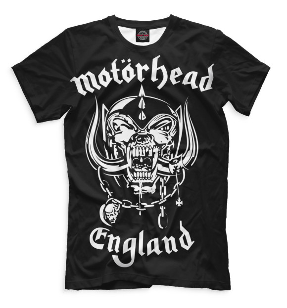 Футболка для мальчиков с изображением Motorhead цвета Черный