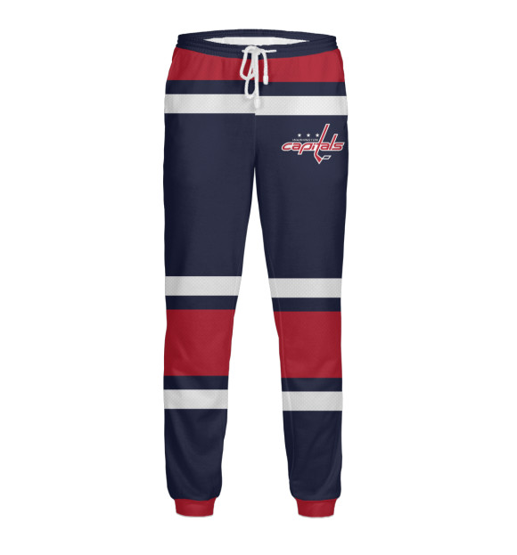Мужские спортивные штаны с изображением Washington Capitals цвета Белый