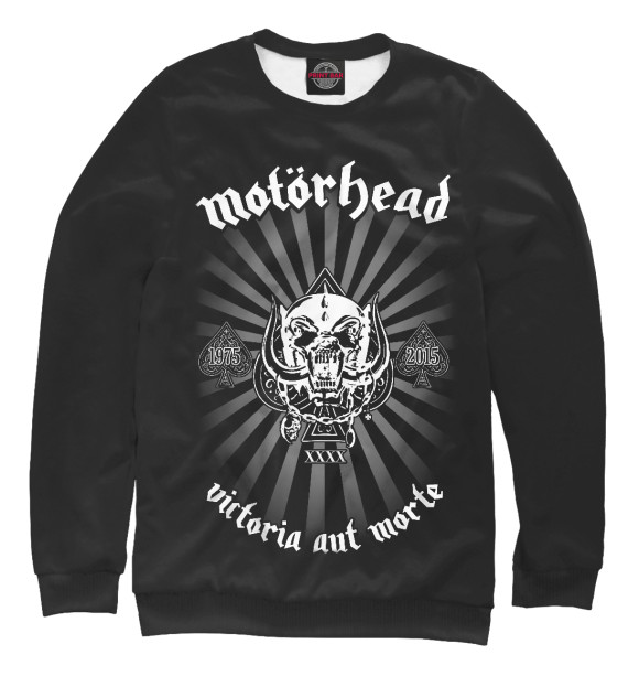 Мужской свитшот с изображением Motorhead цвета Белый