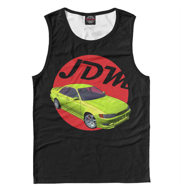 Майка для мальчика с изображением JDM JZX90 Black цвета Белый