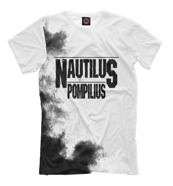 Мужская футболка с изображением Nautilus Pompilius цвета Белый