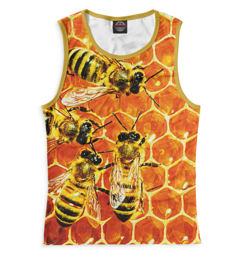 

Майки Print Bar, Белый, Пчелы