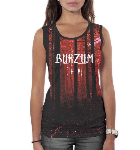Майки Print Bar, Белый, Burzum