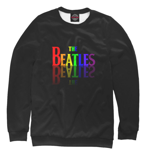 Свитшот для мальчиков с изображением The Beatles цвета Белый
